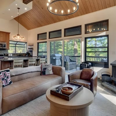 Tahoe Cabin with Deck, Views, and Firewood Vibes
