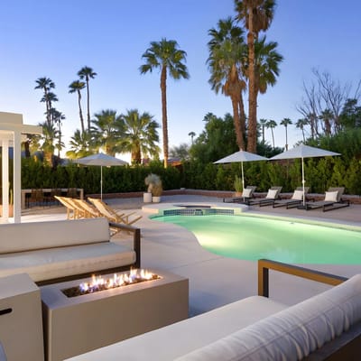 Palm Springs Paradise with Spa and Fire Pit