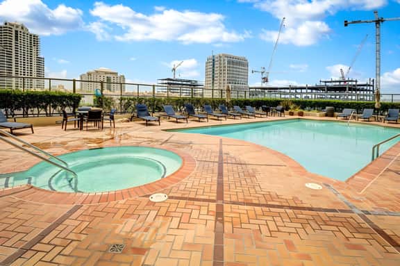 Upscale 2BR Condo with Bay Views, Pool, & Rooftop Deck
