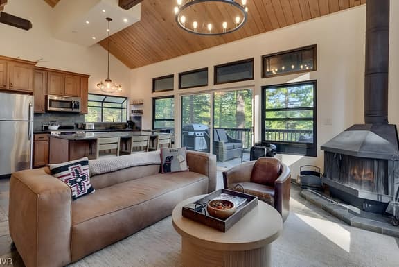 Tahoe Cabin with Deck, Views, and Firewood Vibes