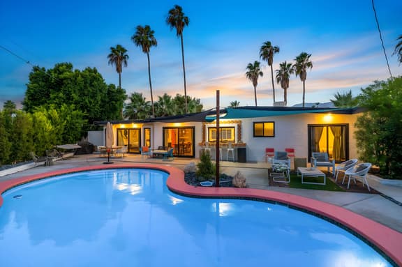 Mid-Century Vibe | Private Pool Mountain Views